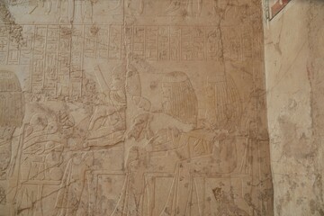 Obraz premium The Exquisite Tomb of Ramose in Luxor's Tombs of the Nobles