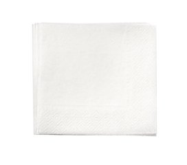 Blank paper napkin