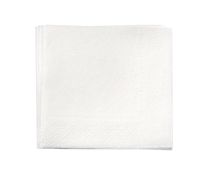 Blank paper napkin