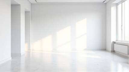 empty white room