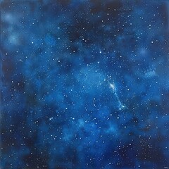 Obraz premium Starry night sky, cosmic dust and nebulae.