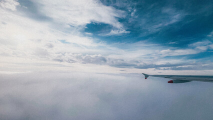 Sky on a plane