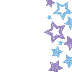 Fototapeta premium Stars background isolated on transparent background