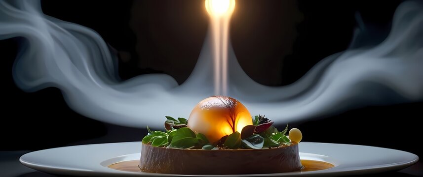 A beautifully plated dish showcasing gourmet culinary art