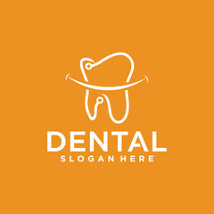 Dental care logo. Collection of dental logos for various purposes.