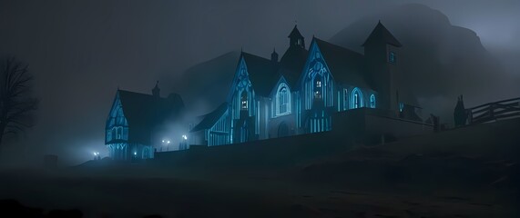 A charming hamlet displaying unique architectural styles capturing timelessness