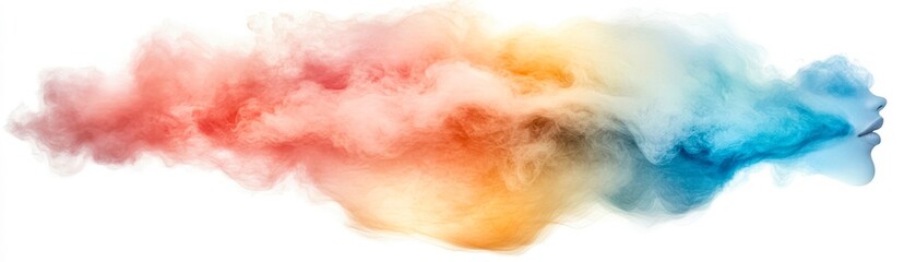 Obraz premium A creative fusion of vibrant colors and abstract shapes evokes emotions, ideal for projects related to wellness, creativity, or artistic expression, perfect for websites, blogs