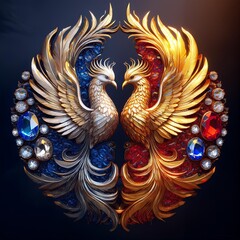 Fototapeta premium background with ornament