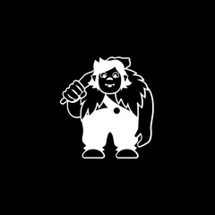 Caveman Character Icon
