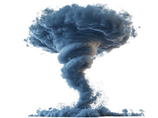 storm tornado isolated on transparent or white background, png cutout