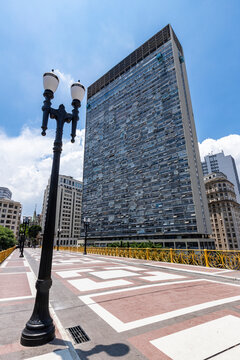 Santa Ififenia or Efigenia Viaduct in downtown Sao Paulo, Brazil