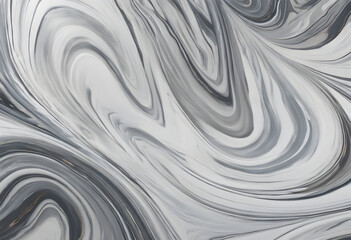 Abstract black and white marble texture with fluid, wavy patterns.