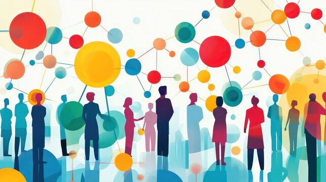 Collaborative pharmaceutical research scientists sharing molecular data