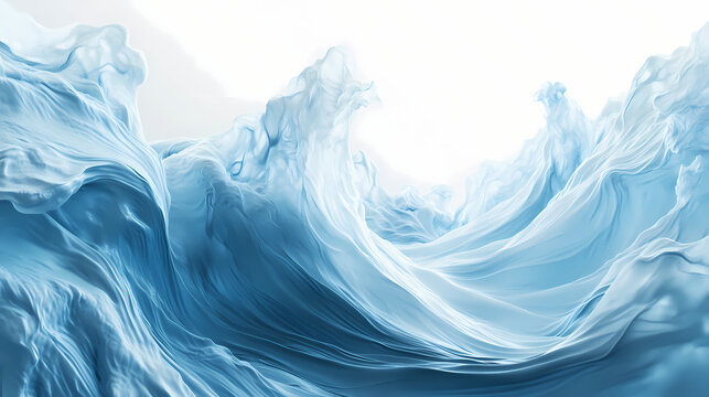 Illustration white blue wave curve ocean curve flowing rippled horizontal under border layer liquid. Rippled. Illustration