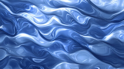 Fototapeta premium Blue rippled water in swimming pool with sunlight reflecting off the surface, pattern, summer, rippled. Rippled. Illustration