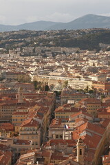 Fototapeta premium View of the city of Nice in the south of France