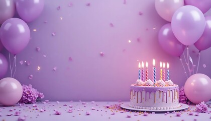 Lilac Dream Birthday Fantasy: A Pastel Party Delight