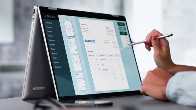 Online Digital E Invoice Statement