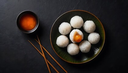 Chinese Sweet Rice Ball: A Culinary Delight Captured in Stillness