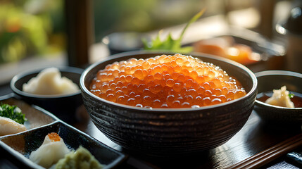An Elegant Japanese Dining Experience Featuring Seasoned Herring Roe: Explore the Art of Culinary Presentation