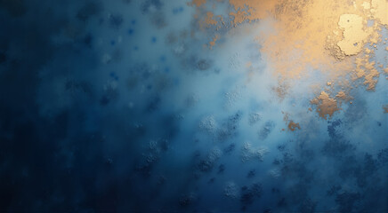 Obraz premium Abstract Blue and Gold Texture. This captivating image features a blend of deep blue and shimmering gold, creating a luxurious and elegant backdrop.
