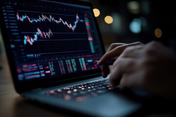Cyber security data protection concept. User using mobile phone and laptop computer 