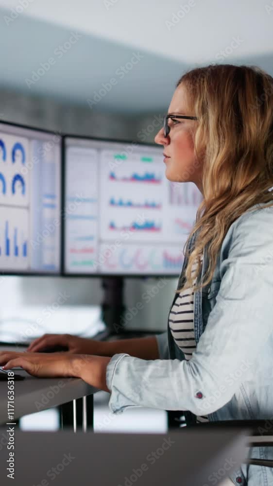 Poster Data Analyst Using Data Analytics KPI