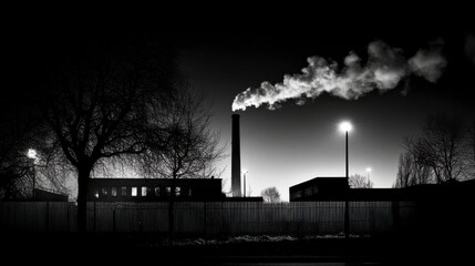 Industrial Emissions in High Contrast Setting