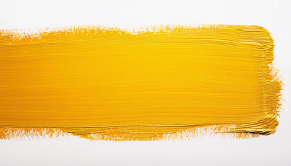 yellow border painted on white paper