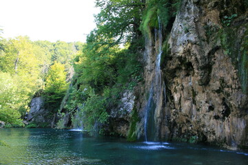 Landscape in Plitvicа Lakes National Park, Croatia
