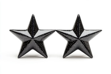 Obraz premium 3D Star and Crescent Wreath Isolated and White Background