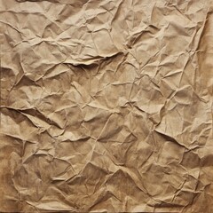Fototapeta premium Vintage brown paper texture with crumpled and wrinkled surface design background
