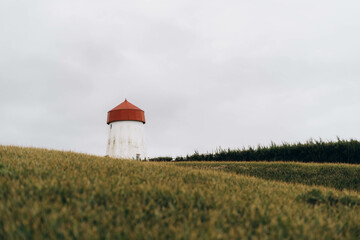 lighthouse in the field