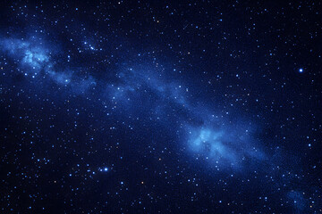 Fototapeta premium Majestic night sky panorama showcasing a vibrant Milky Way galaxy, countless stars, and cosmic dust. Ideal for backgrounds, astronomy, space themes.