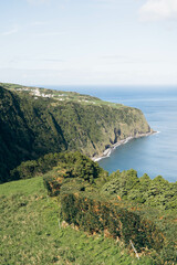 view of the coast of the island of island