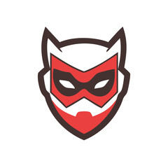 Create a masked vigilante mascot logo.