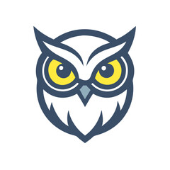 Create a mystical owl mascot logo.