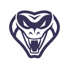 Create a vicious viper mascot logo.