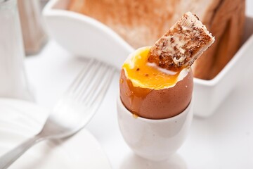 Boiled Egg with Soldiers in 4K Ultra HD