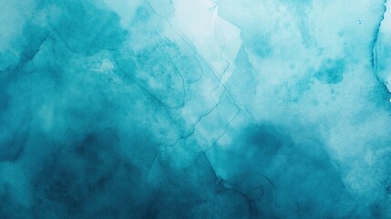 soft turquoise watercolor wash with brushstrokes and flowing gradients evoking peaceful serene vibe open copyspace concept of branding design marketing