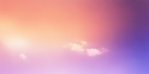 Fototapeta premium Vibrant sunset sky, gradient colors, pink to purple hues, soft clouds, ethereal atmosphere, dreamy landscape, serene evening, pastel tones, atmospheric backdrop, tranquil horizon, celestial beauty, ab