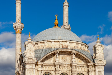 Ortaköy Mosque or Büyük Mecidiye Mosque in Beşiktaş, Istanbul, Marmara, Turkey