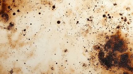 A background texture of an old, dirty, and dusty concrete wall with coffee stains