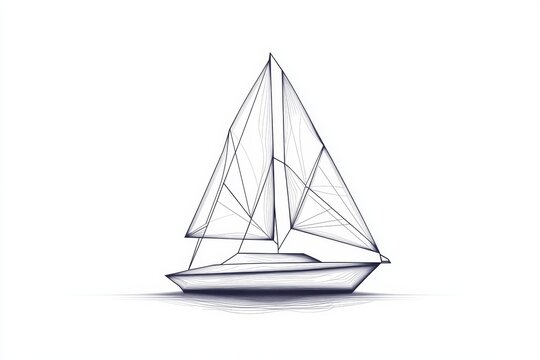 Sailboat Racing Reference Drawing Racing Sailboat Sketch Images – Browse 1,025 Stock Photos, Vectors, and ...