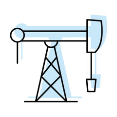 Fossil fuel Color icon
