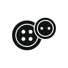 Buttons fashion tailor icon vector basic design
