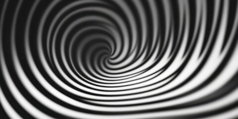 Obraz premium Abstract zebra pattern, black and white stripes, optical illusion, dynamic curves, high contrast, close-up texture, organic shapes, flowing lines, hypnotic design, minimalist art, geometric distortion