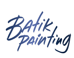 Fototapeta premium Batik painting