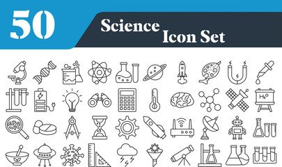 Chemistry lab and diagrammatic icons set. Related to showing assorted experiments. Collection and pack of linear web and ui icons.