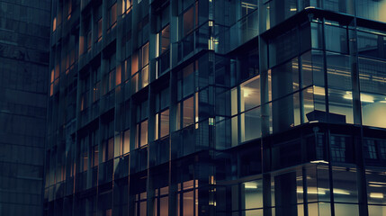 Obraz premium blank billboard on a modern building